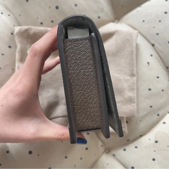 Gucci Supreme Ophidia Beige and Brown Playing Card Wallet Red and Green Stripe - Picture 13 of 13